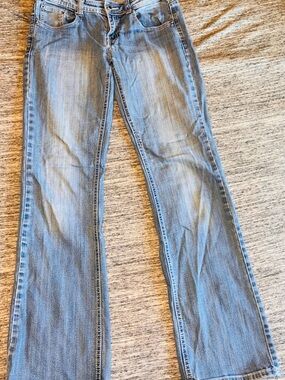 Cowgirl Tuff Light Blue Flare Jeans